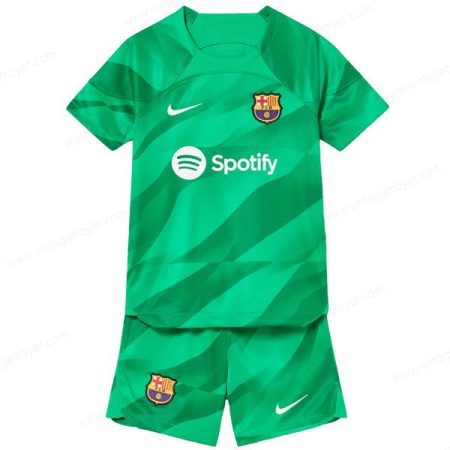 Fotballdrakter Barcelona Målvaktstrøyer Barn 23/24 – Green