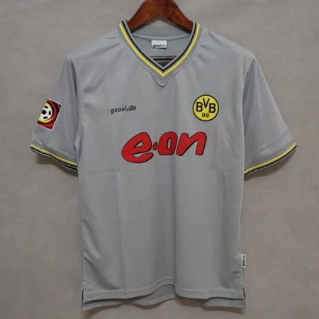 Fotballtrøyer Retro Borussia Dortmund Borte Fotballdrakter 2002