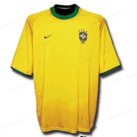 Fotballtrøyer Retro Brasil Hjemme Fotballdrakter 2000