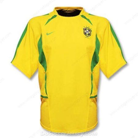 Fotballtrøyer Retro Brasil Hjemme Fotballdrakter 2002