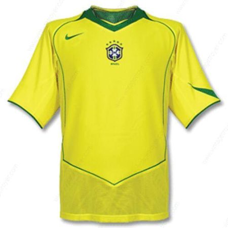 Fotballtrøyer Retro Brasil Hjemme Fotballdrakter 2004