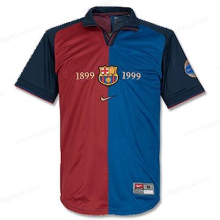 Fotballtrøyer Retro FC Barcelona Centenary Hjemme Fotballdrakter 1999